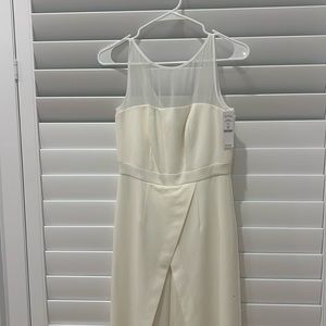 White House black market off white jumpsuit never worn